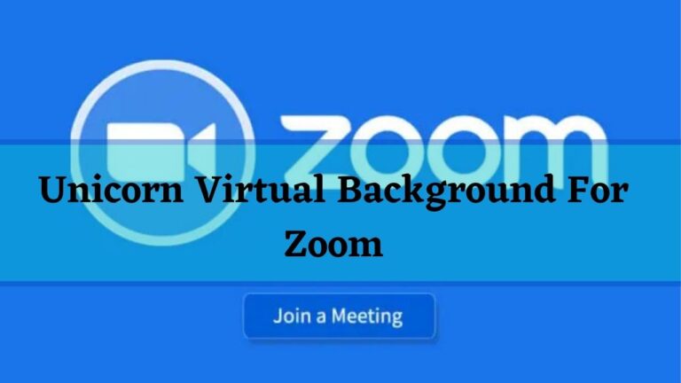 Unicorn Virtual Background For Zoom